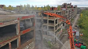 Detroit's Iconic Abandoned Packard Plant Is Finally Being Demolished