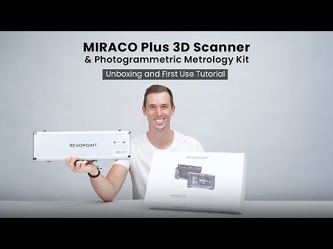 Revopoint MIRACO Plus 3D Scanner: First Use Tutorial