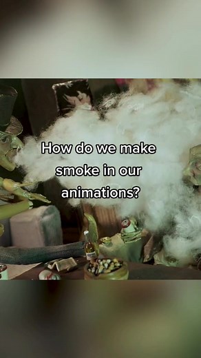 Here's how to create smoke using #stopmotion #animation #learnontiktok