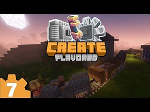 Moving Items with Trains!【Minecraft】Create Modpack (Ep. 7)