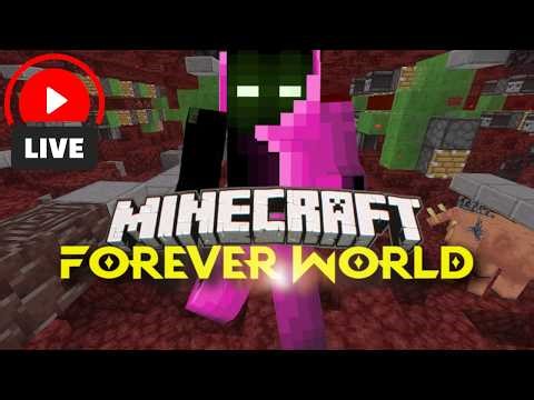 ANCIENT DEBRIS Mining With My TNT Machine on My FOREVER WORLD (8500 DAYS)