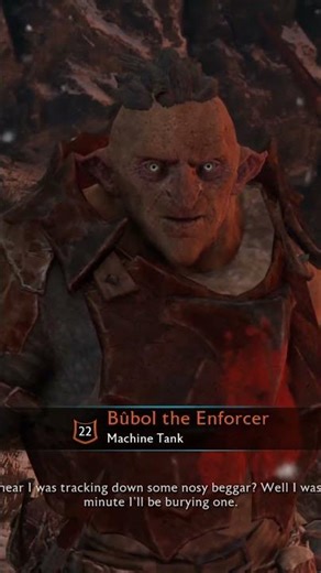 Middle Earth Shadow of War:Bubol mistakes me for a peddler of cheap tricks #middleearth #shadowofwar