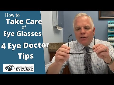 How to take care of glasses [4 Eye Doctor Tips]