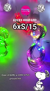 🥳LUCES HILO LED🥳 💵 S/15 x 6 unidades 3mt de largo A pila de reloj Brillo duradero Somos Planeta Creativo - - #ManualidadesPerú #papeleriacreativa #fomi #diadelamadre #floresgigantesdepapel #decoradoresperu #maestra #mamá #troqueladora #troqueles #mujer #emprededora #emprendedorascreativas #creativa #planetacreativo #scrapbooking #scrapbook #scrap #peru #pasteleria #tortas #arreglospersonalizados #materialesdemanualidades #mdfpersonalizado #manualidades #navidad #acrilico #laminadoras #profes
