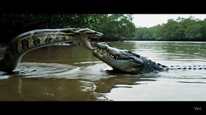 1.1M views · 10K reactions | Python attacking crocodile | Joshop | Facebook