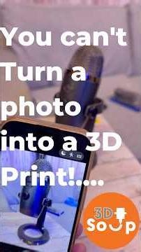 3d print from any 2d image or photo #3dprinting #3dscanning #3dprinted #3dprint