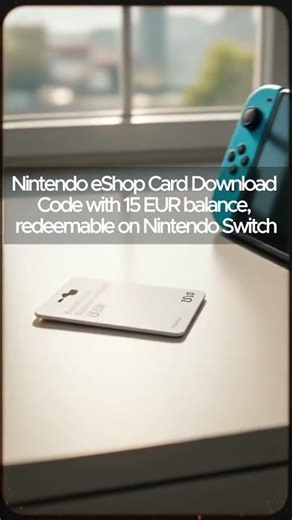 Nintendo eShop 15 EUR Gift Card for Nintendo Switch 🎮 #Useiteu #gaming #gamingvideo #nintendoswitch