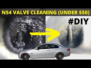How to Clean your N54 Intake Valves AT HOME (+ Oil Filter Stand DIY)