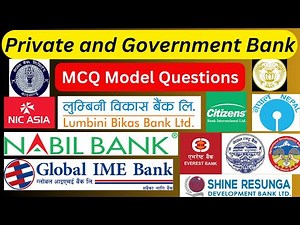 Private Bank Important MCQ Question // Private and Government Bank Exam Model Question // Model qus
