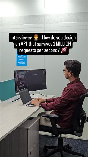 Backend Ai | 1 Million RPS isn’t about code. It’s about architecture. Here are the 8 layers that matter: 1️⃣ Load Balancer Split traffic across... | Instagram