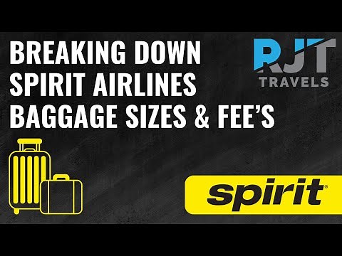 Breaking Down Spirit Airlines Baggage Sizes & Fees | RJT Travels