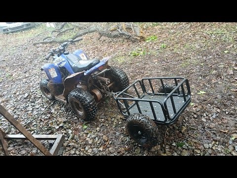 How to make a hitch for a 50cc - 90cc ATV