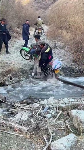 Why Moto Flips Crossing a Stream? #MotorcycleHacks #RideSafe