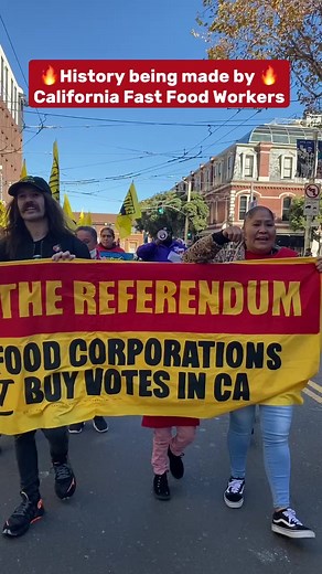 BREAKING: Today striking CA fast food workers submitted nearly twice as many signatures as required to create the nation’s first Fast Food Council. | Fight for a Union