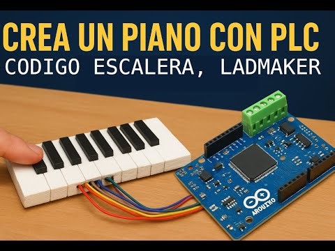🎹 Crea un Piano con Código Escalera en Arduino | Ejemplo con LadMaker