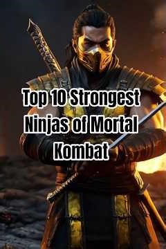 Who's the Top 10 Strongest Ninjas in Mortal Kombat? ⚔️ #shorts #mortalkombat #ninja