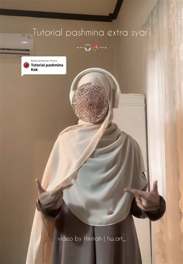Tutorial Pashmina Jumbo untuk OOTD Hijab