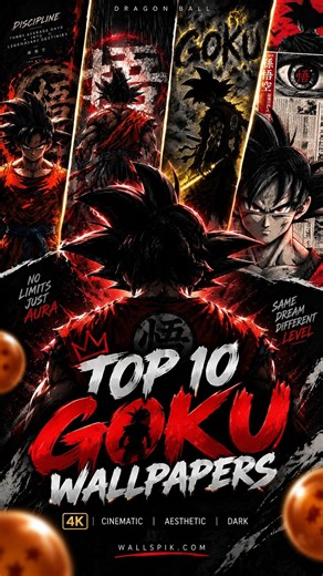 🔥 These 10 Goku Wallpapers With MAXIMUM AURA 💀
