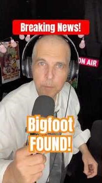 Cryptozoology exclusive interview with Bigfoot! #paranormal #podcast #horror #monster #mythology
