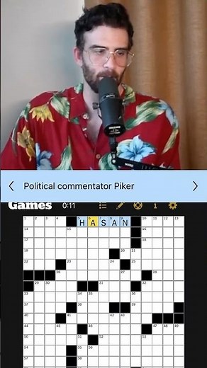 I’m in the New York Times Crossword
