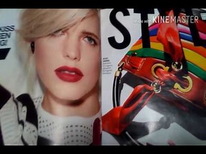 ASMR whispering and browsing Cosmopolitan Magazine