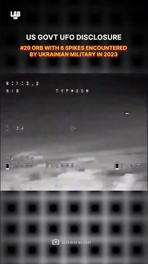 6-Spiked Orb Encountered by Ukrainian Military in 2023 👽⚠️ #Shorts