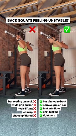 Common Mistakes When Doing Back Squats: How to Improve Stability