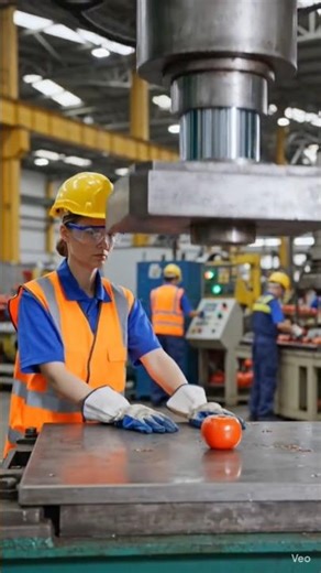 hydraulic michine Tomato cutting#ai#shorts