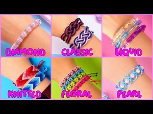 6 DIY Bracelet Ideas - From Diamonds to Floral Friendship Bracelets