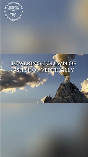 200 MPH Wall of Superheated Ash Jumps Over Mountains #geological #pyroclastic #science