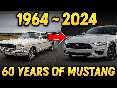Ford Mustang Evolution (1964–2024) | Every Generation Explained | Full History