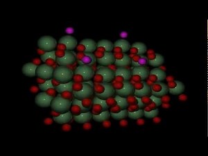 Born Oppenheimer Molecular Dynamics on SnO2 slab with O adsorbate