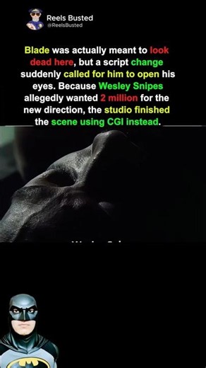 Blade’s CGI Eyes Became One of Hollywood’s Biggest Fails 😭