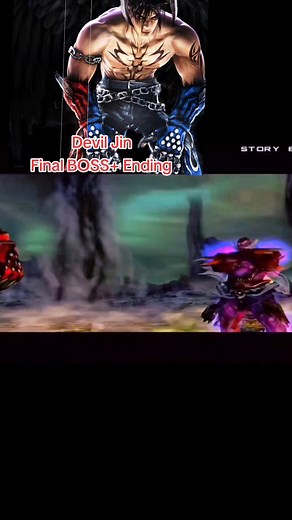 Devil Jin Final Boss Fight and Ending Scene - Tekken 5 PS2