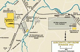 Auschwitz - Mapa animado/Mapa | Enciclopedia del Holocausto