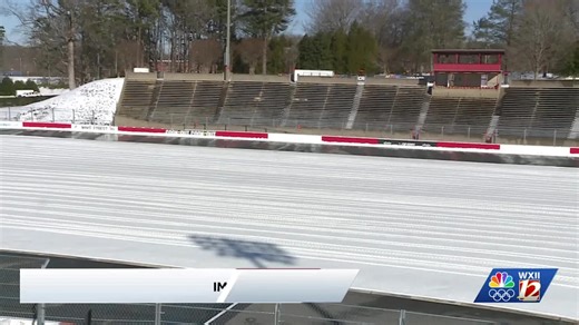 Bowman Gray Stadium working to clear ice for NASCAR’s The Clash