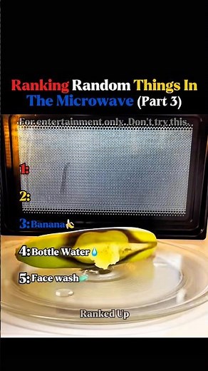 Ranking Random Things In The Microwave (Part 3) 😭🔥 Last One Went CRAZY😳 #microwavechallenge