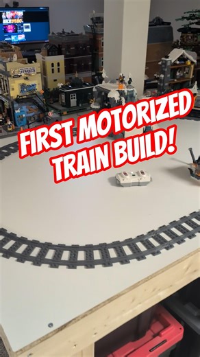 Motorized LEGO Train | Next steps for the city #lego #afol #legocity