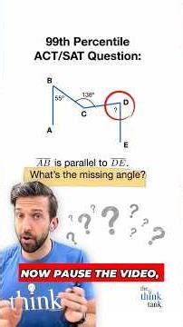 The "Z" Trick for Parallel Lines (Geometry Hack)! #shorts