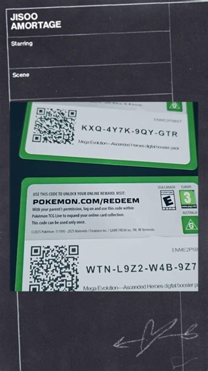 codes for your deck at the tcg Pokémon app ,,your welcome 😎ya tu sabe