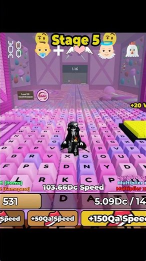 😱Tips for Clearing All Stages Using Tikfinity | World 1 #speedkeyboardescape #roblox