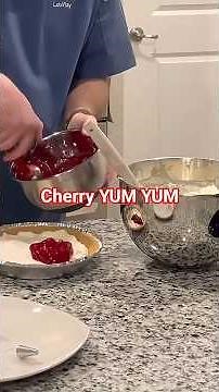 No-Bake Cherry Yum Yum Dessert You’ll Love 🍒 #CherryYumYum #NoBakeDessert #DessertLovers #recipe