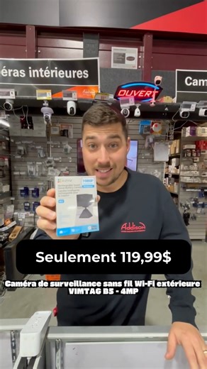Addison Électronique on Instagram: "✨ Protégez votre maison en toute simplicité avec la caméra EZVIZ BC2 ! Compacte, élégante et 100 % sans fil, la caméra de surveillance EZVIZ BC2 s’installe en quelques secondes et se place où vous en avez besoin grâce à sa base magnétique ultra-pratique. Dotée d’une batterie rechargeable de 2 000 mAh offrant jusqu’à 50 jours d’autonomie, elle veille sur votre intérieur sans le moindre câble. Profitez d’une image 1K Full HD d’une grande netteté, même la nuit,