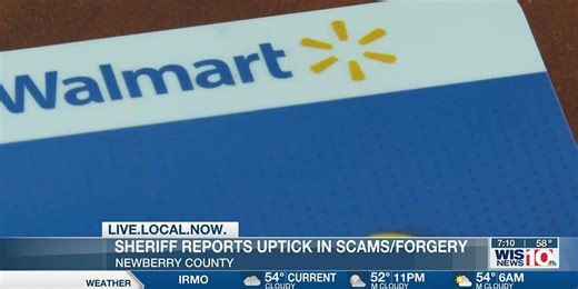 $800 Walmart scam, among others, reported in Newberry County