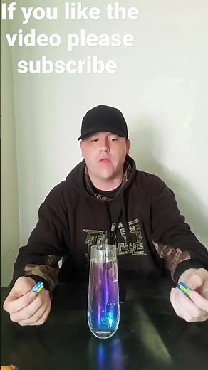 Creating a warpool using 2 Double-A batteries and a glass cup of water does it work