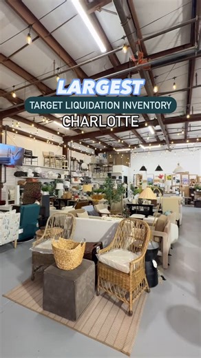 cltbucketlist on Instagram: "Charlotte’s Largest Target Liquidation Warehouse! 🛒 If you love a deal and love Target… this is your spot. @fastdesignfurniturestore is Charlotte’s largest Target liquidation warehouse, with up to 40% OFF furniture, décor, appliances, and more! 📍 4746 Sweden Rd. 🕒 Mon–Sat: 10AM–6PM | Sun: 11AM–5PM Here’s what you’ll find inside: • Living room sets, barstools, & accent chairs • Designer rugs & trendy home decor • Dining tables, dressers, & lamp