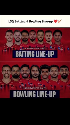 Lsg Batting g Bowling Line-Up 💥☠️💯 #shorts #viral #video #trending #ipl