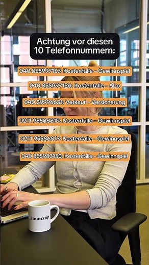 Achtung vor diesen 10 Telefonnummern