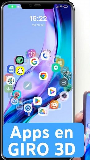 Poner las Aplicaciones de Inicio del Celular en GIRO 3D #celulares #tecnologia #tips #smartphone