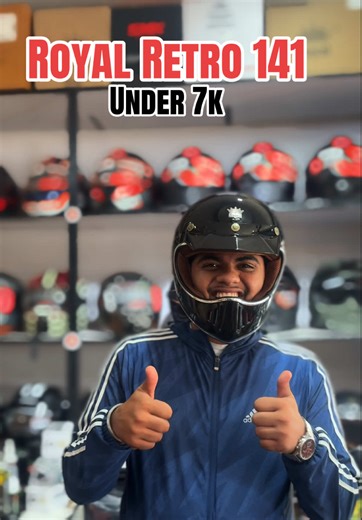 Helmet: Royal Retro 141 Delivery All Over Nepal For order whats app 9845727414 Location: Bharatpur Height,Chitwan #nutandbolt #viral #helmetshop #fyp #unfrezzmyaccount